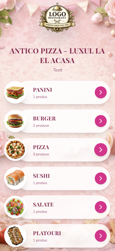 Smart Menu Template 3